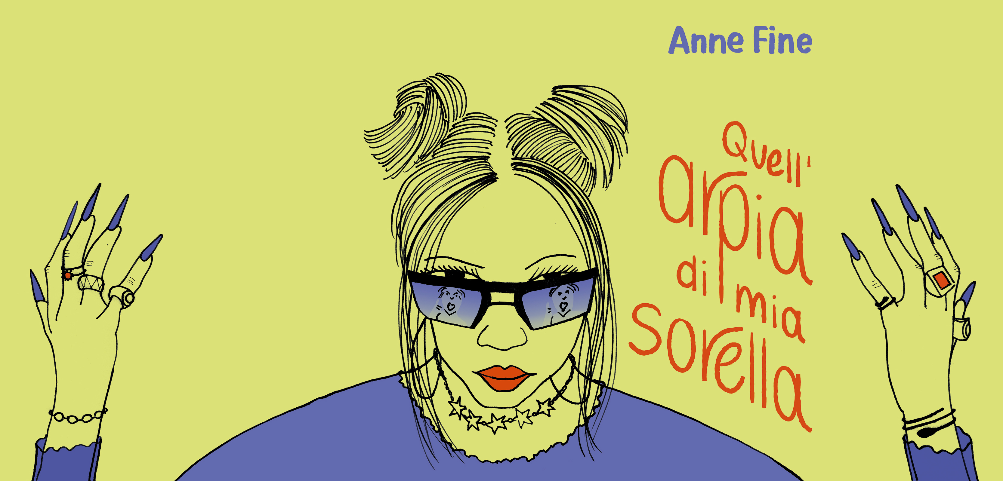 Mock-up of the illustration in the context of a magazine cover