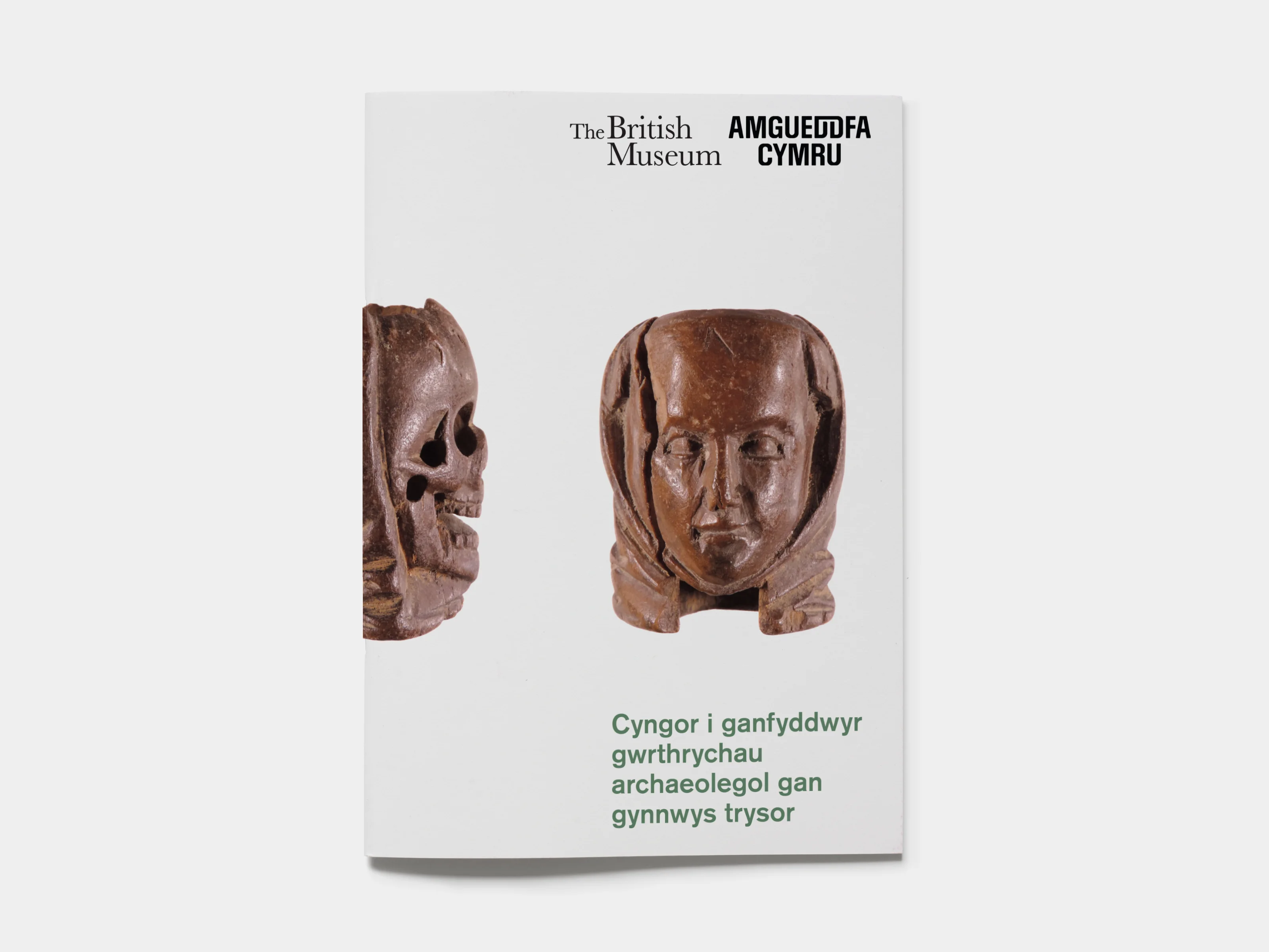 Cover of the publication Advice for finders of archaeological objects and treasure for Amgueddfa Cymru and the British Museum.